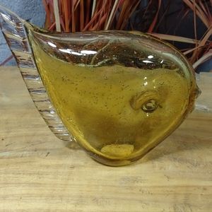 Murano Italian style Hand Blown glass fish